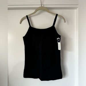 Shapermint Empetua Black XLarge Scoop Neck Cami